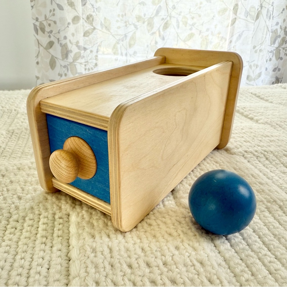 Monti Kids Wooden Permanence Box with Drawer